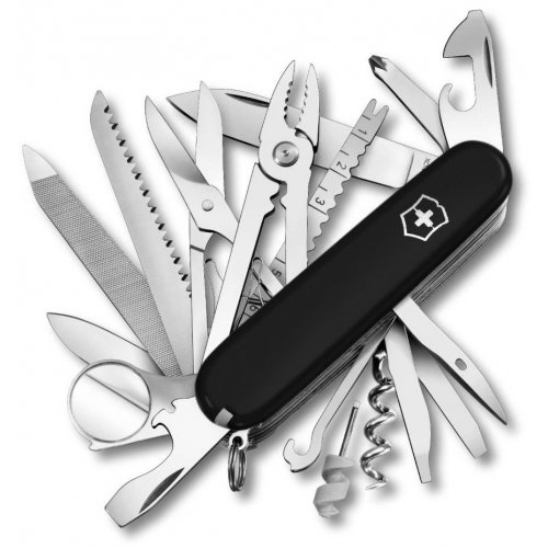 

Ніж Victorinox Swisschamp 1.6795 (червоний, чорний) (Vx16795.3)