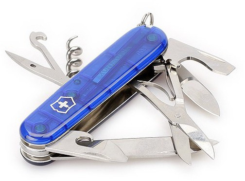 

Ніж Victorinox Swiss Army Climber 1.3703.T2 синій (Vx13703.T2)
