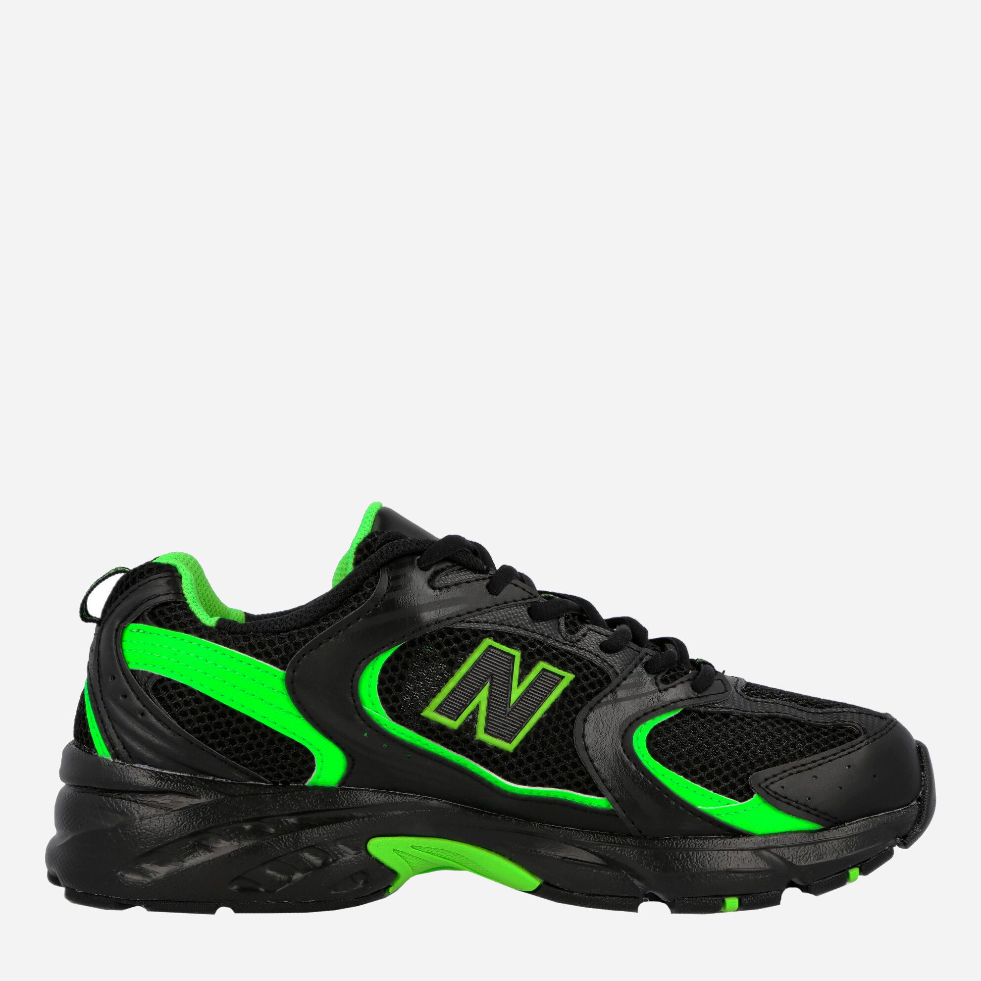 

Кроссовки New Balance 530 MR530ESA 41 (8.5) 26.5 см Черные с салатовым
