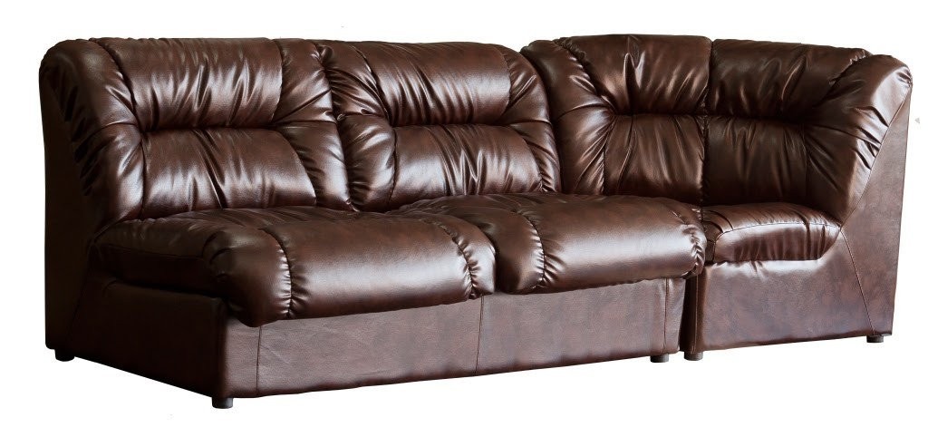 

Диван Vizit Двойка 870 x 1650 x 850H см Угол Титан Dark Brown Коричневый