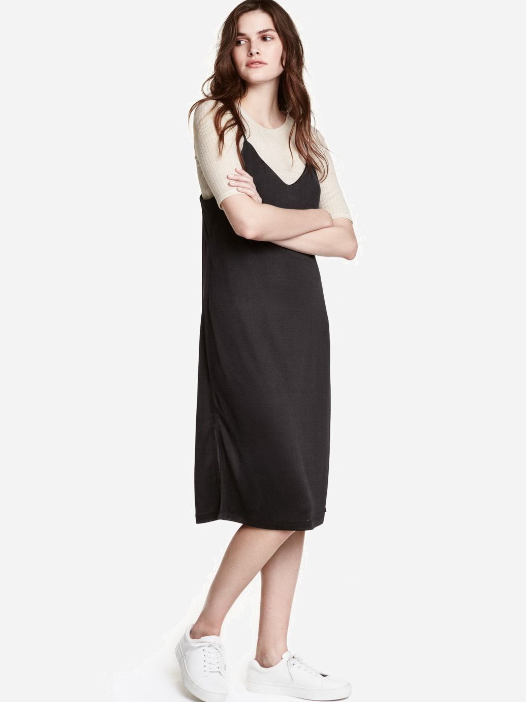 

Платье H&M 0400894-4  Черное (СА2000001639108, Платье H&M 0400894-4 L Черное (СА2000001639108)
