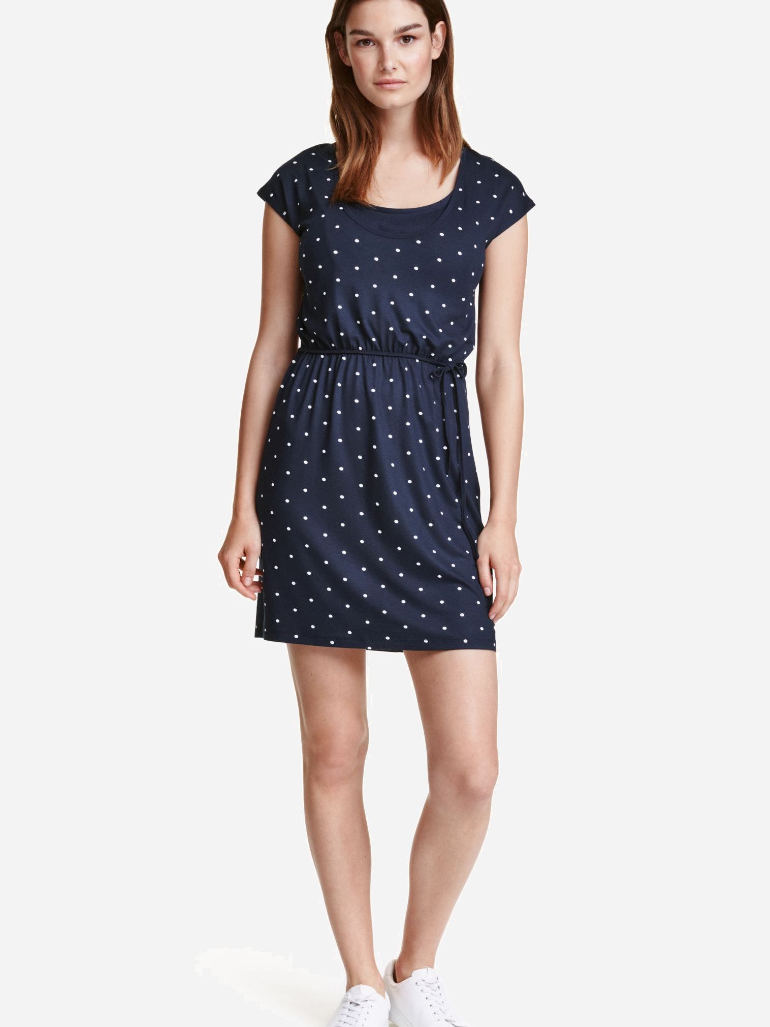 

Платье H&M 0405337-4 XL Темно-синее (СА2000001551615)