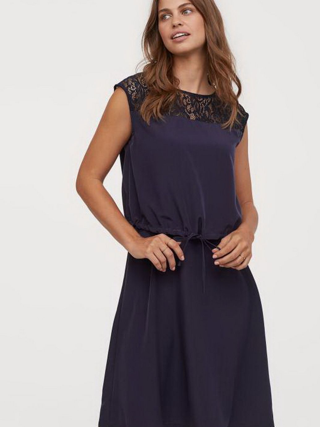 

Платье H&M 0717507-9  Синее (СА2000001570814, Платье H&M 0717507-9 L Синее (СА2000001570814)