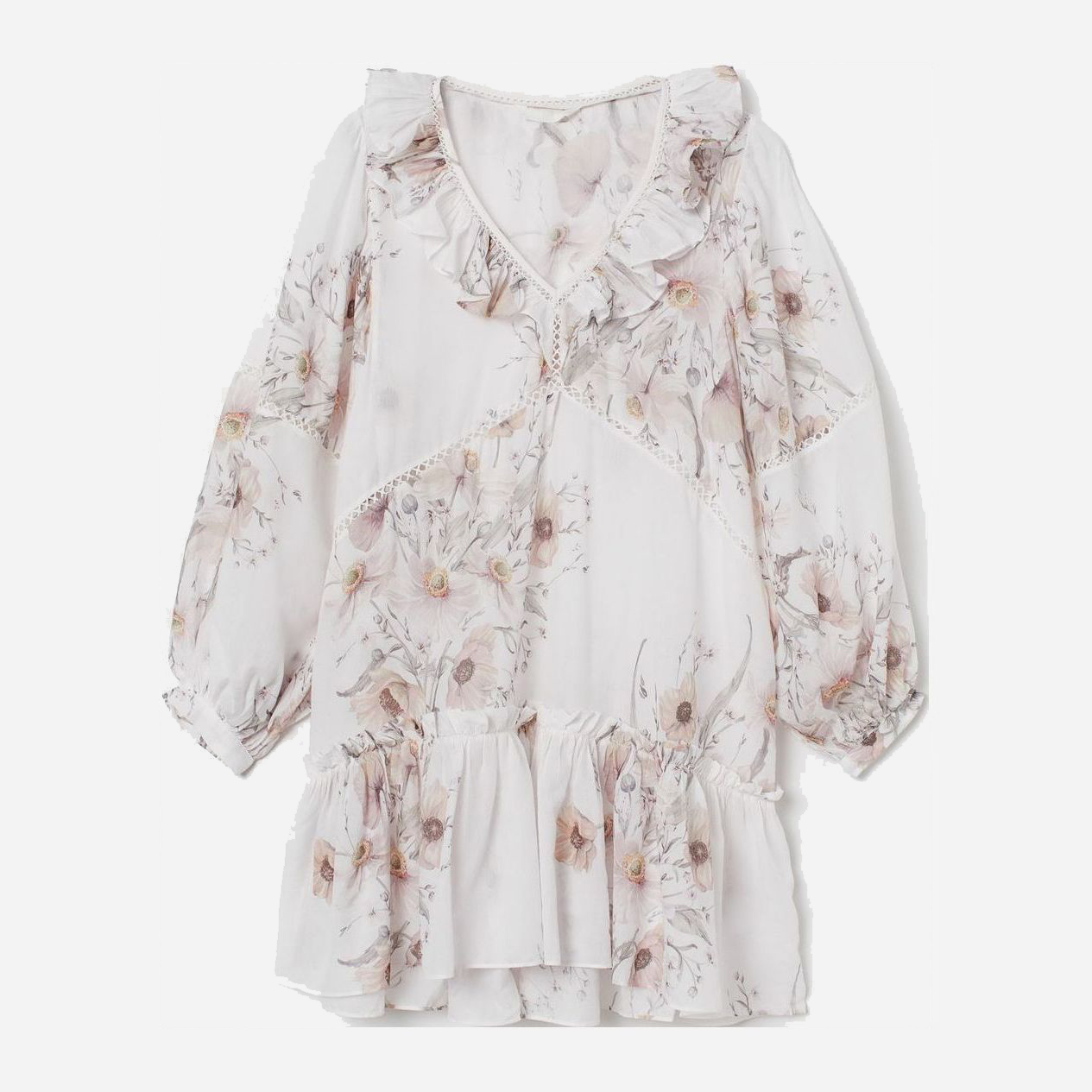 

Платье H&M 0745321-9 42 Белое (СА2000001617076)