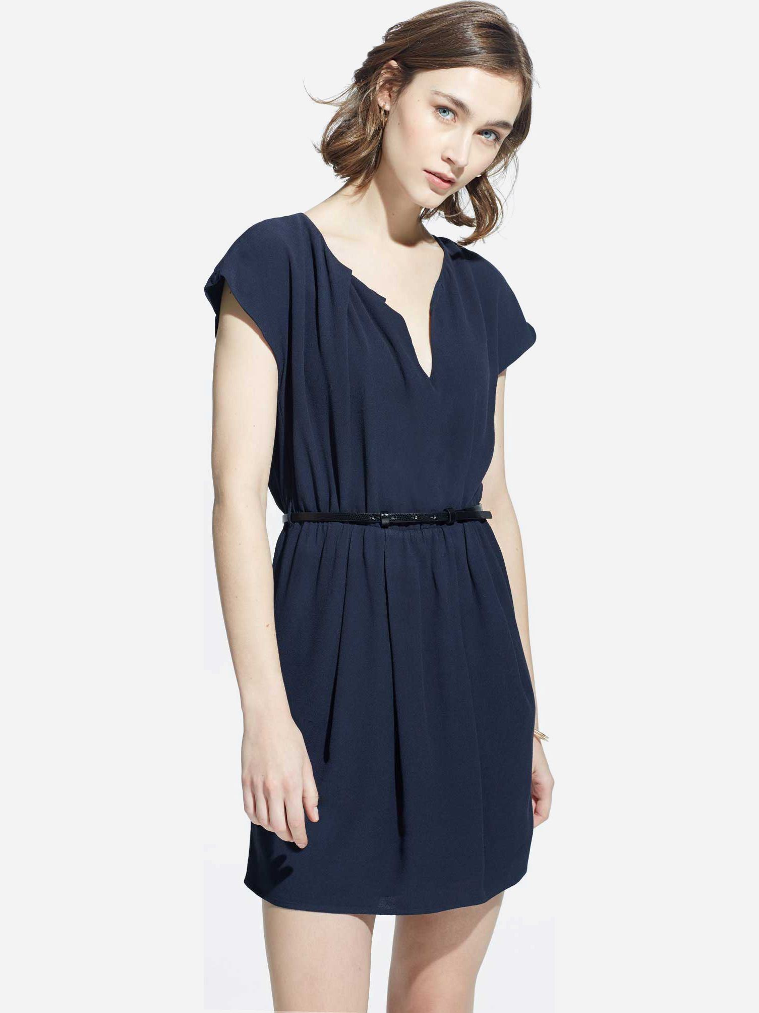 

Платье Mango 430DQ521 L Темно-синее