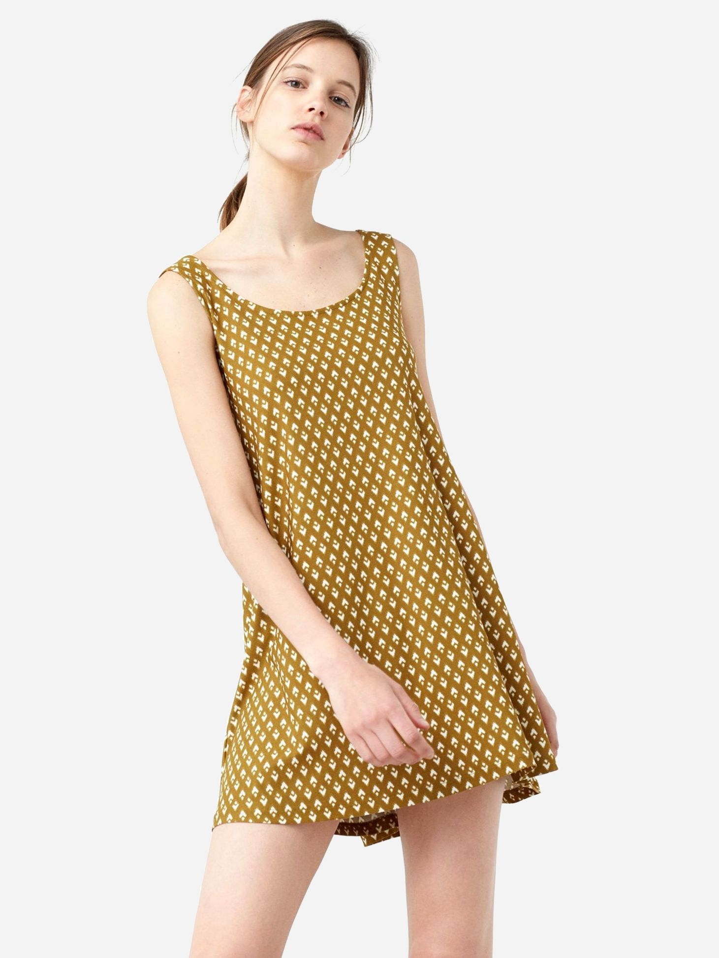 

Платье Mango 71960106 M Оливковое