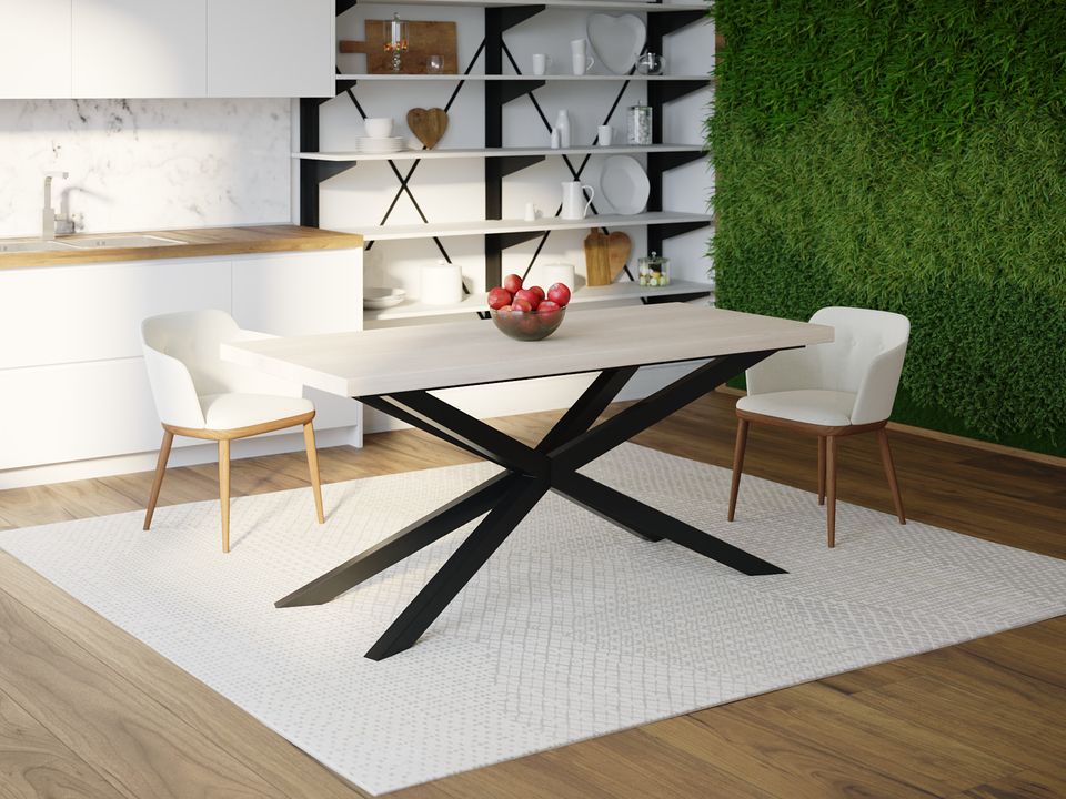 

Обеденный стол HYGGE HG101 Орхус 135 х 80 х 75 см ДСП Дуб Белый