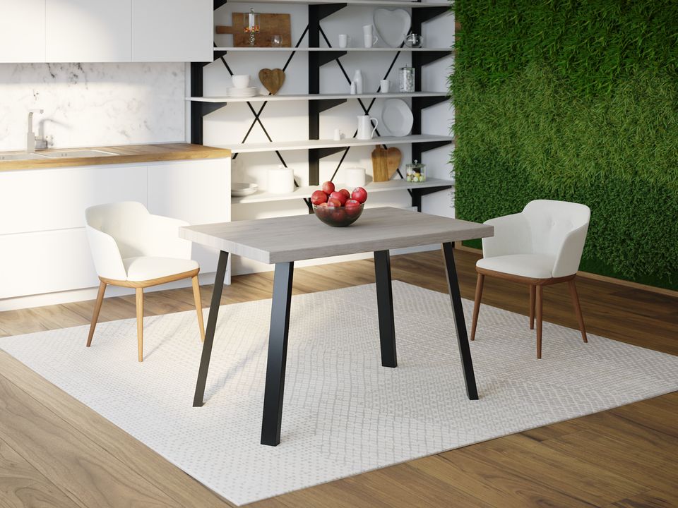 

Обеденный стол HYGGE HG151 Нуук 135 х 80 х 75 см ДСП Дуб Серый