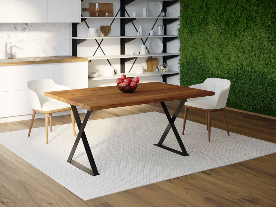 

Обеденный стол HYGGE HG164 Наксков 150 х 80 х 75 см ДСП Дуб Ореховый