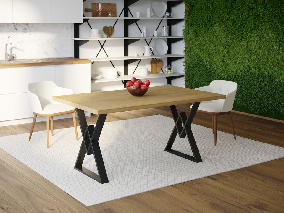 

Обеденный стол HYGGE HG166 Брендерслев 135 х 80 х 75 см ДСП Дуб Светлый