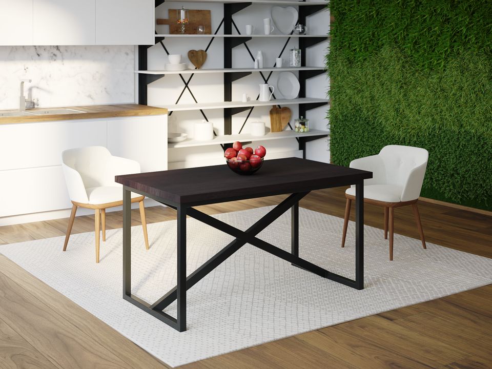 

Обеденный стол HYGGE HG158 Грена 120 х 80 х 75 см ДСП Дуб Венге