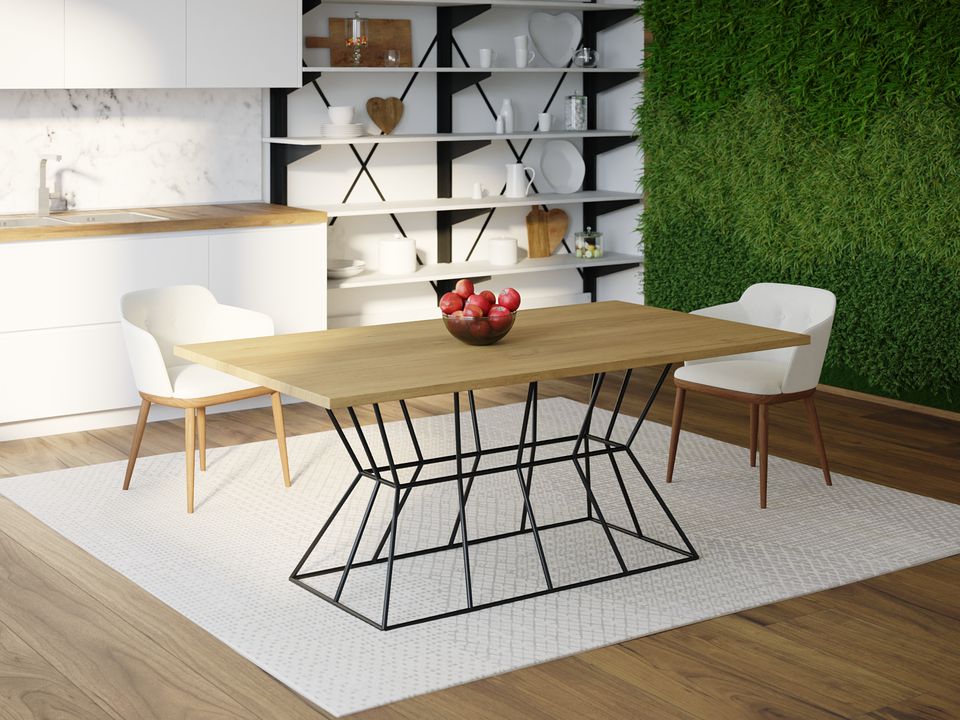 

Обеденный стол HYGGE HG155 Солред Странд 135 х 80 х 75 см ДСП Дуб Светлый