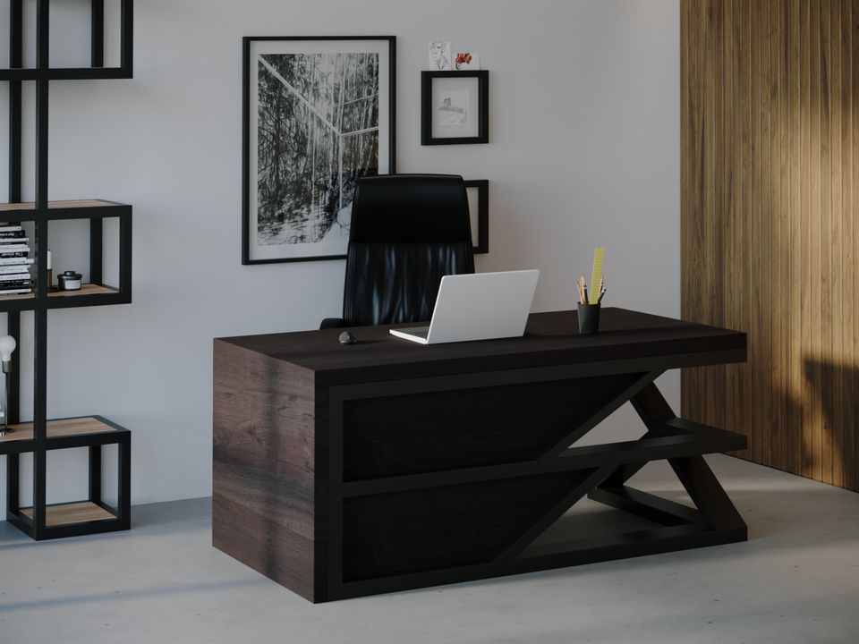 

Компьютерный стол HYGGE HG131 Герлев 120 х 80 х 75 см ДСП Дуб Венге