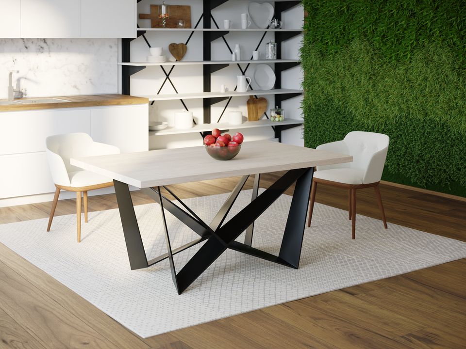 

Обеденный стол HYGGE HG171 Хедехусен 150 х 80 х 75 см ДСП Дуб Белый