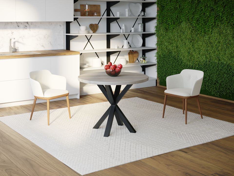 

Обеденный стол HYGGE HG110 Горсенс Круглый 75 х 75 х 75 см ДСП Дуб Серый