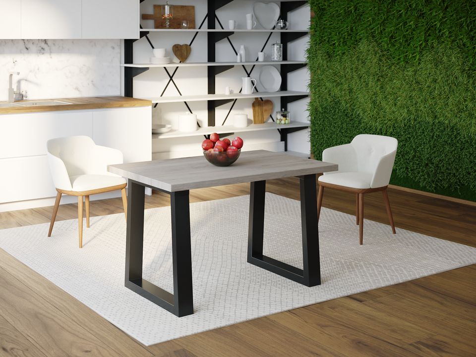 

Обеденный стол HYGGE HG112 Хвідовре 120 х 80 х 75 см ДСП Дуб Серый
