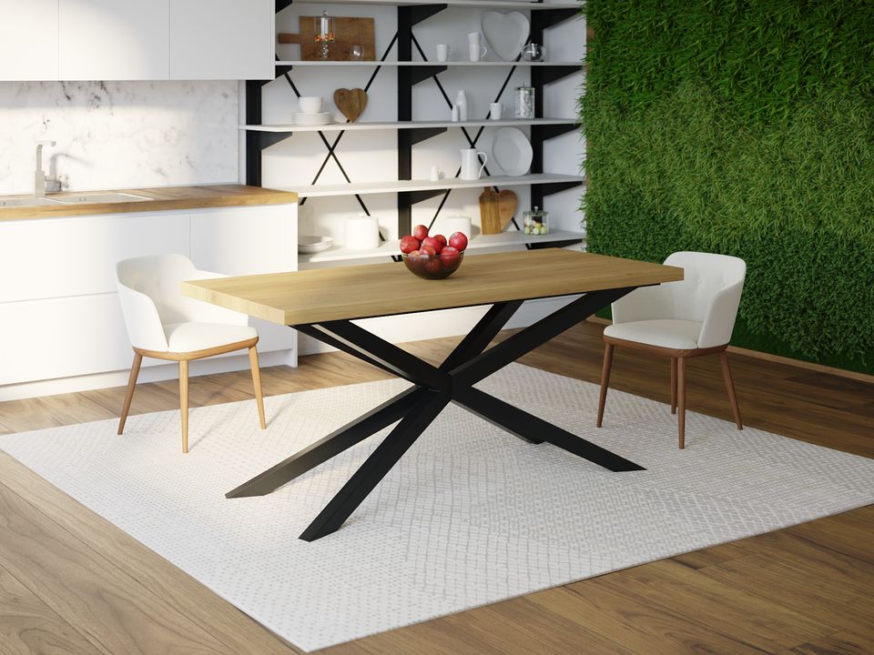 

Обеденный стол HYGGE HG101 Орхус 120 х 80 х 75 см ДСП Дуб Светлый