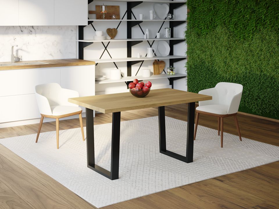 

Обеденный стол HYGGE HG150 Калундборг 135 х 80 х 75 см ДСП Дуб Светлый