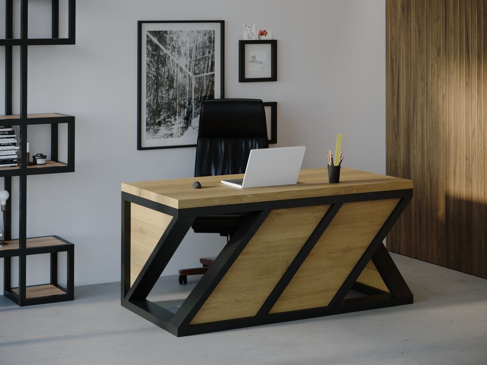 

Компьютерный стол HYGGE HG102 Оденсе 120 х 80 х 75 см ДСП Дуб Светлый
