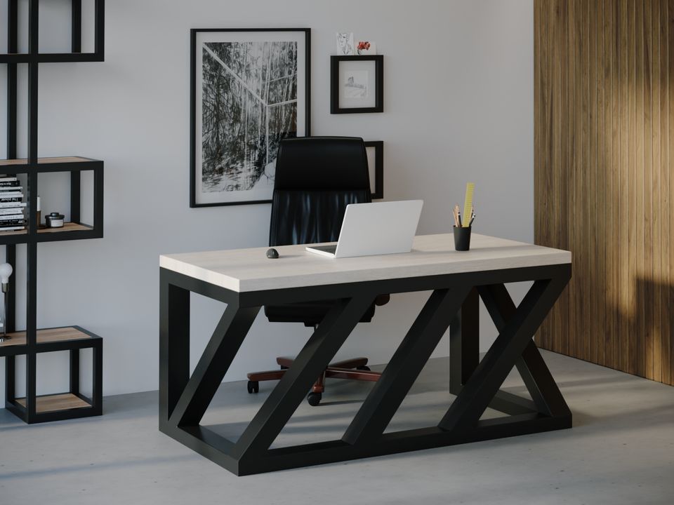 

Компьютерный стол HYGGE HG109 Коллінг 120 х 80 х 75 см ДСП Дуб Белый