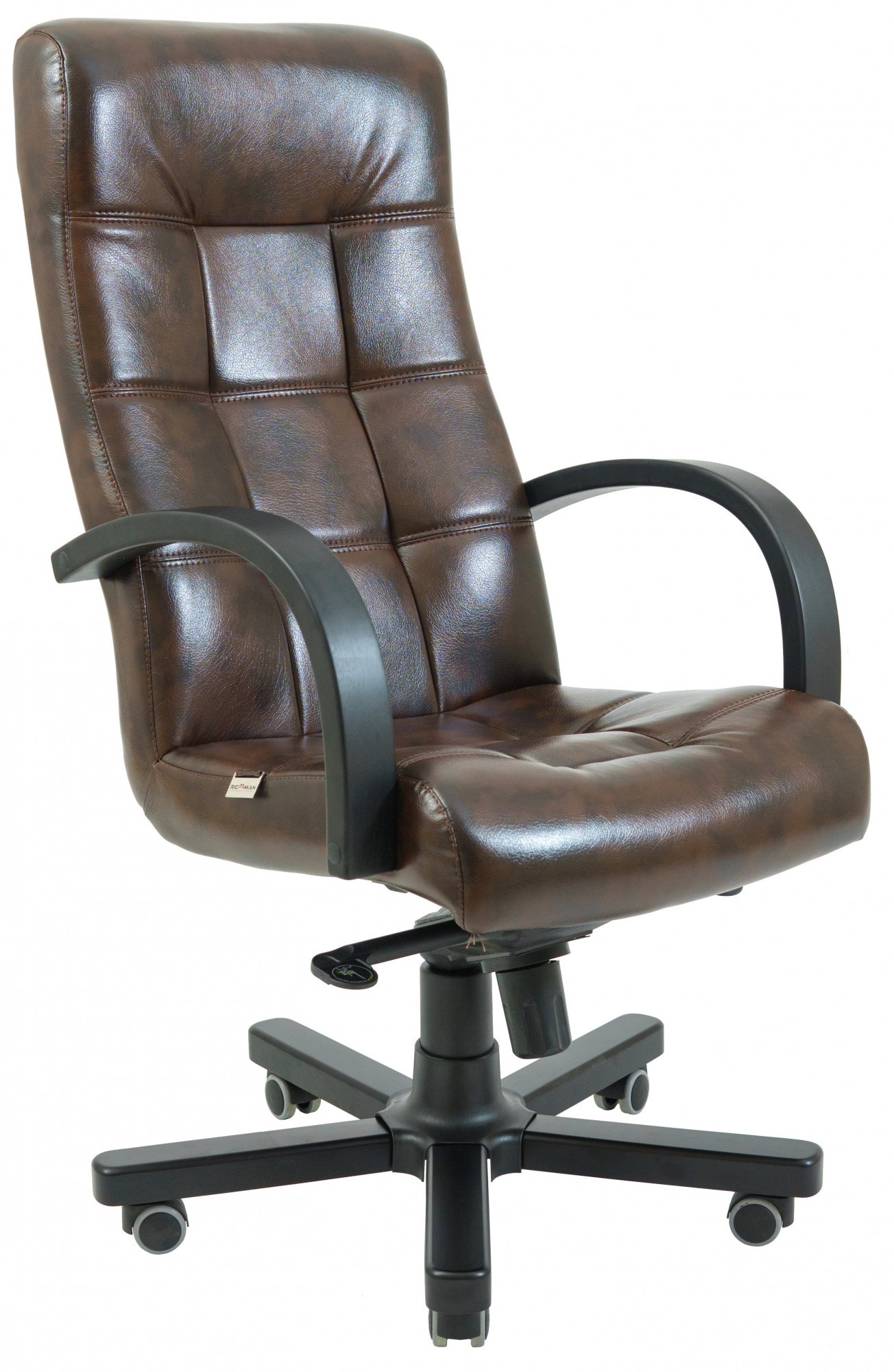 

Офисное Кресло Руководителя Вирджиния Титан Dark Brown Wood М1 Tilt Коричневое