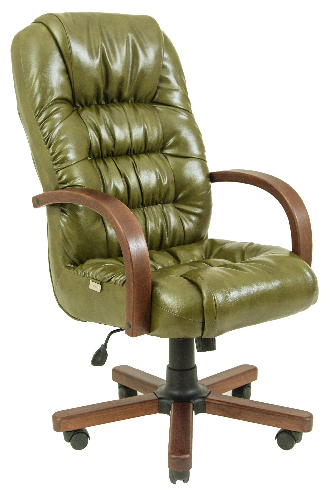 

Офисное Кресло Руководителя Richard Мадрас Olive Wood М1 Tilt Оливковое