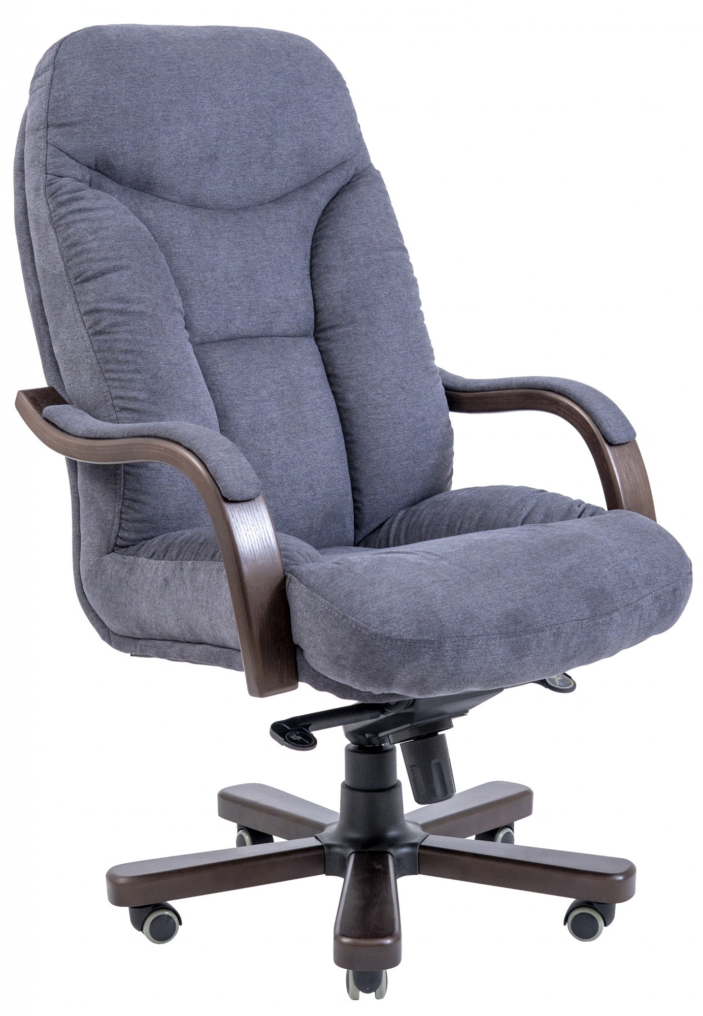 

Офисное Кресло Руководителя Maximus Мисти Dark Grey Wood Lux М3 MultiBlock Темно-Серое