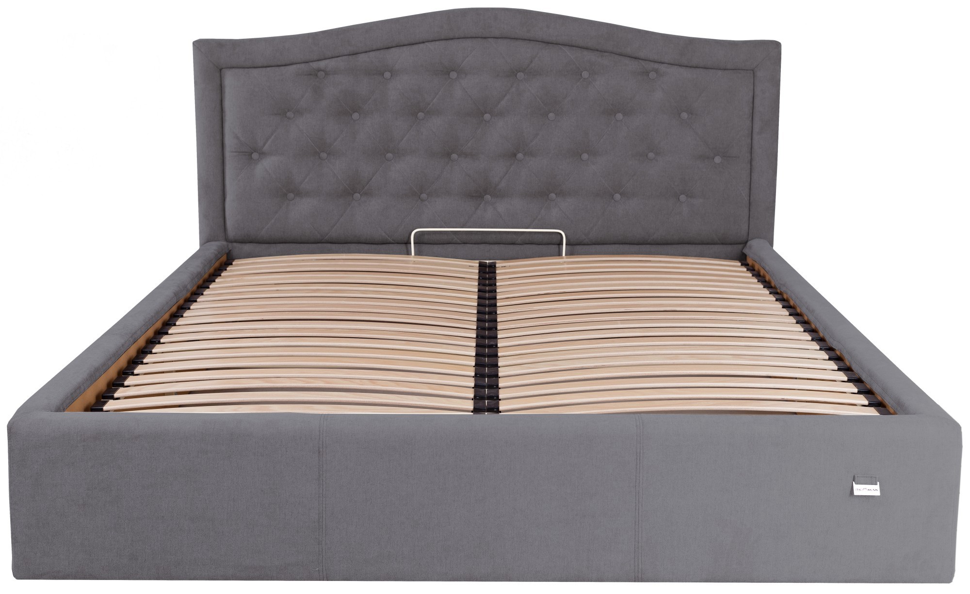 

Кровать Двуспальная Scarlett Comfort 160 х 190 см Мисти Dark Grey С подъемным механизмом и нишей для белья Темно-серая