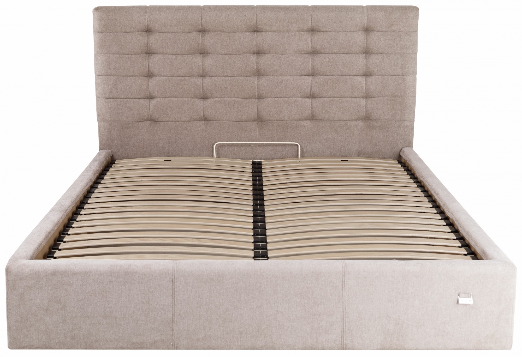 

Кровать Erika Comfort 140 х 200 см Мисти Mocco С подъемным механизмом и нишей для белья Бежевая