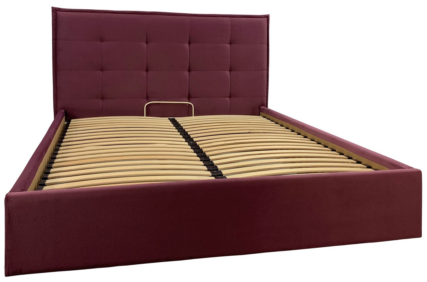 

Кровать Двуспальная Monika VIP 180 х 190 см Missoni 28 С дополнительной металлической цельносварной рамой Бордовая