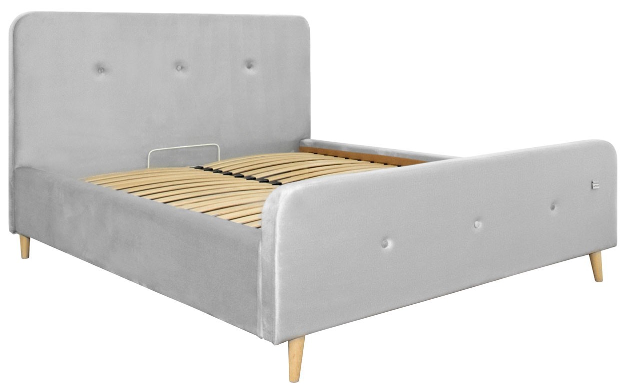 

Кровать Двуспальная Mishel Standart Wood 180 х 200 см Monolith 84 Серая