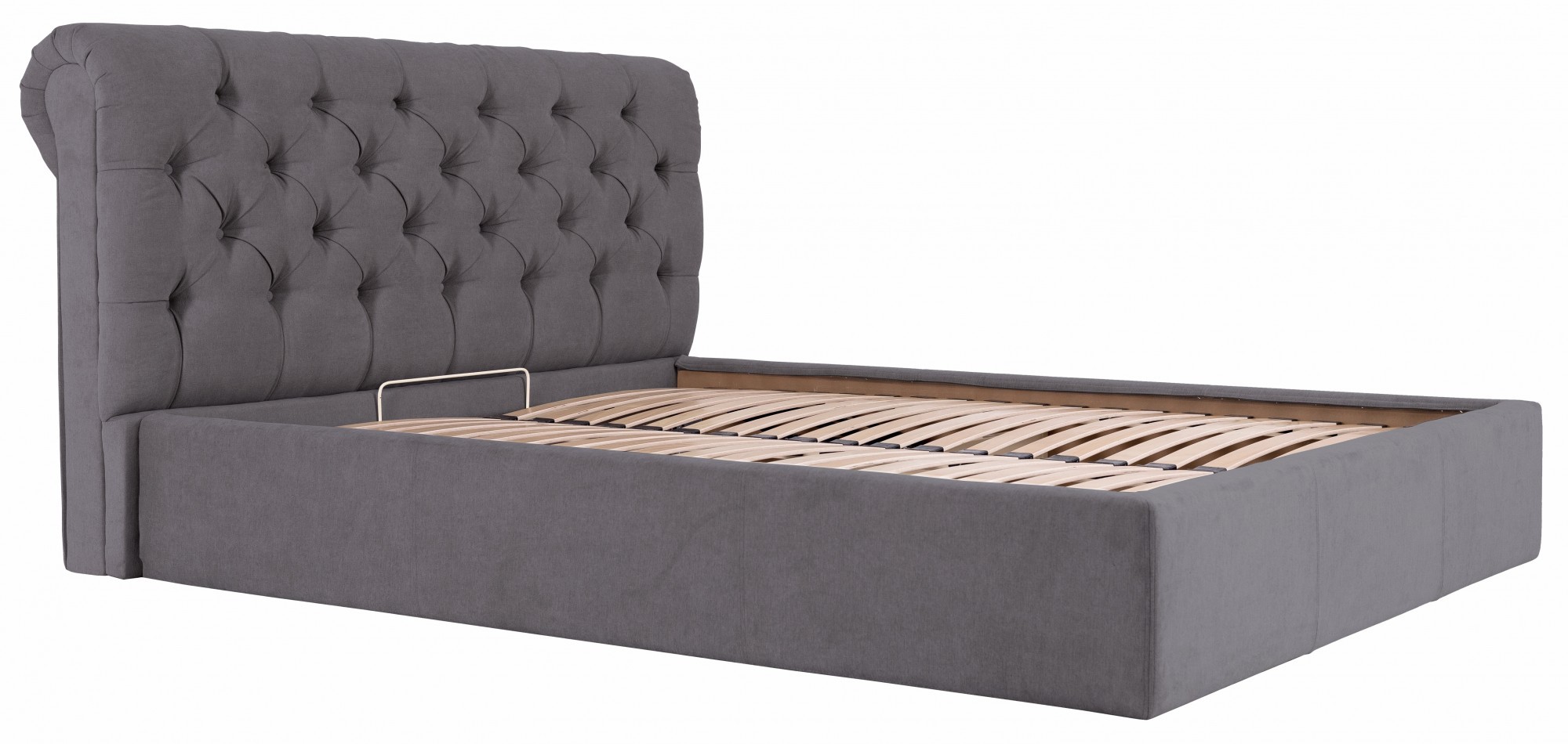 

Кровать London Standart 140 х 190 см Мисти Dark Grey Темно-серая