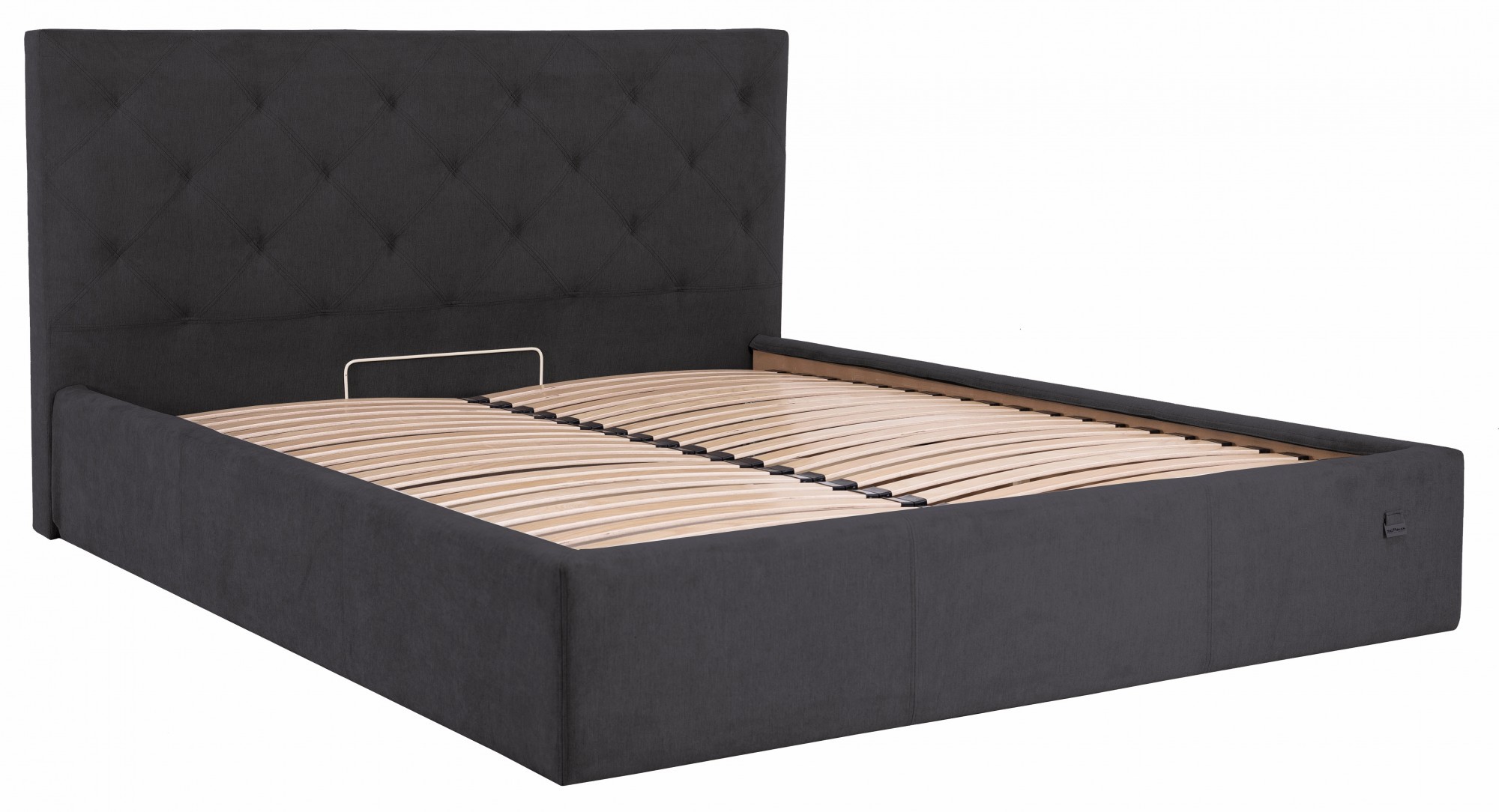 

Кровать Bristol Standart 120 х 200 см Мисти Dark Grey Темно-серая