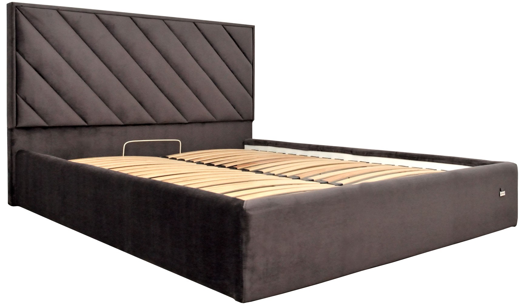 

Кровать Двуспальная Chicago Comfort 180 х 200 см Riviera 97 С подъемным механизмом и нишей для белья Темно-серая