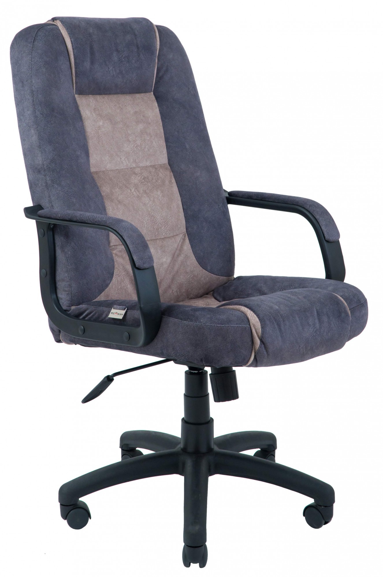 

Офисное Кресло Руководителя Chelsea Alberta Grey-Cocoa ПлаStick Рич М1 Tilt Серо-бежевое