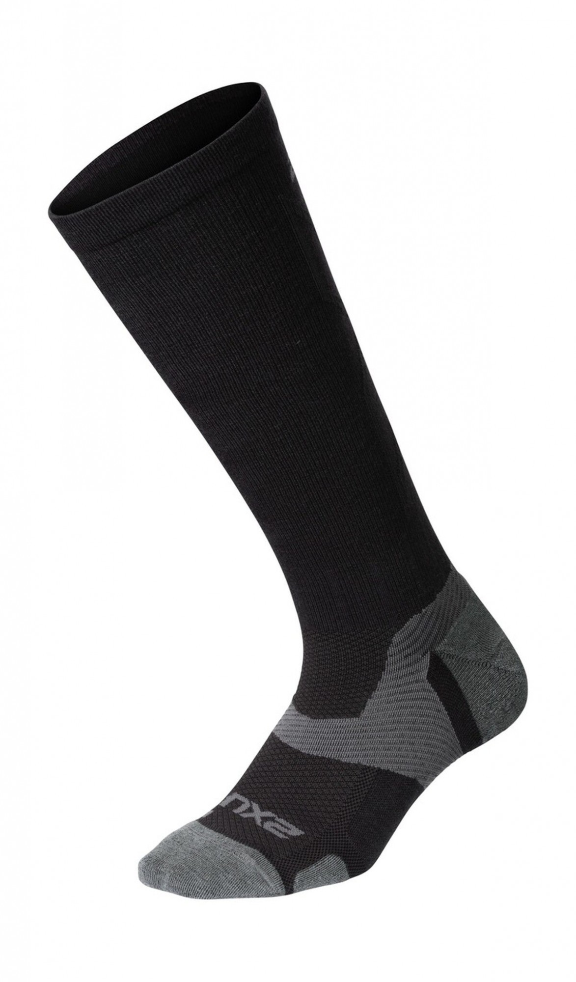 

Термо-компрессионные спортивные гольфы 2XU, Vectr Merino Light Cushion, M1, черный/титановый