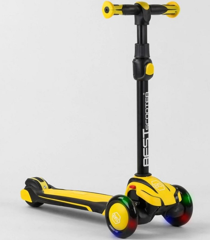 

Самокат трехколесный MAXI Best Scooter MX-80204, желтый
