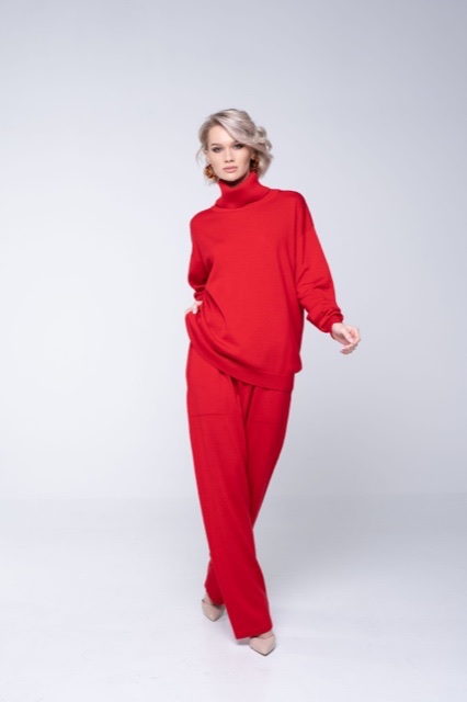 

Костюм Viamaro из шерсти мериноса красный XL #005222XL
