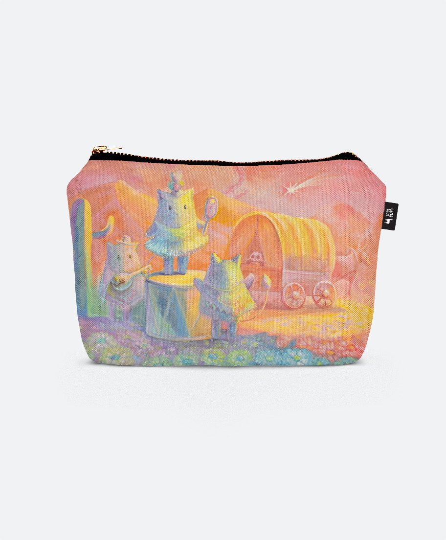 

Косметичка Lamasoul з принтом "Пухнастики. Народження нової зірки"