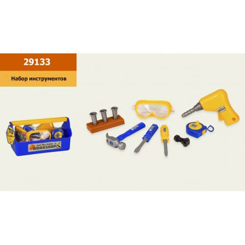 

Детский набор инструментов с дрелью в ящике 29133 A-Toys (29133)