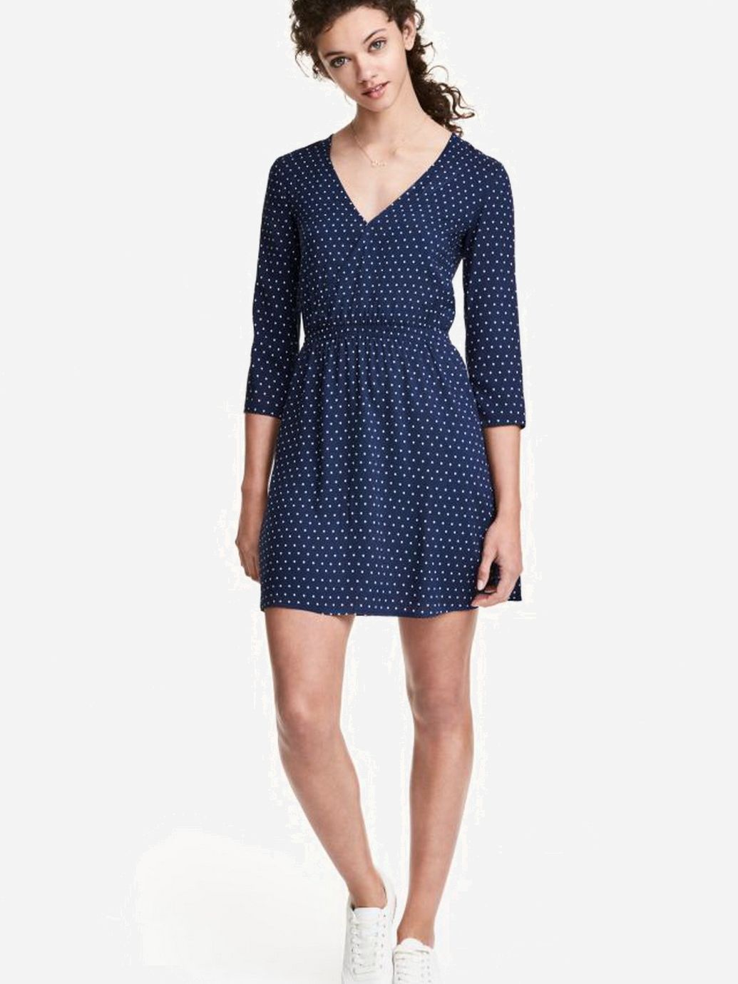 

Платье H&M 0457292-7 40 Темно-синее (СА2000001819920)