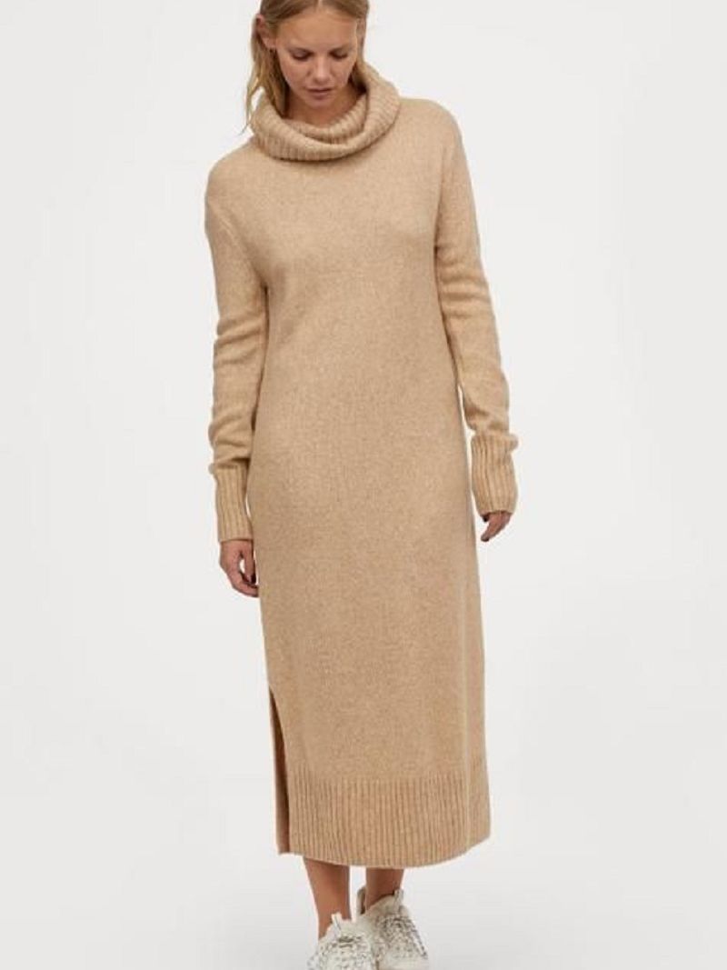 

Платье H&M 0771829-0 S Бежевое