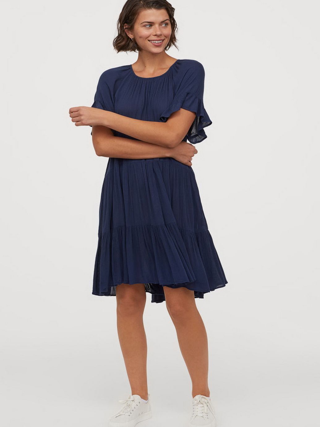 

Платье H&M 0822171-1  Синее (СА2000001688991, Платье H&M 0822171-1 S Синее (СА2000001688991)