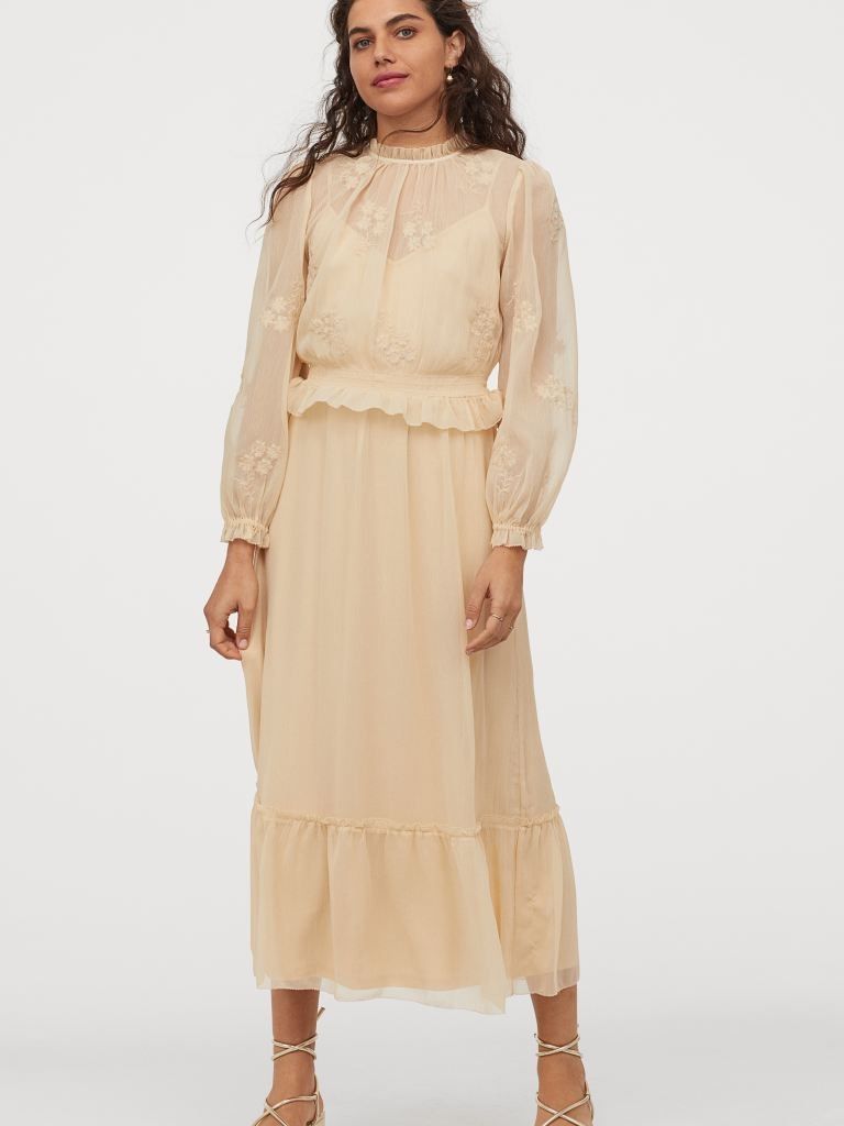 

Платье H&M 0834934-1  Бежевое (СА2000001676257, Платье H&M 0834934-1 34 Бежевое (СА2000001676257)