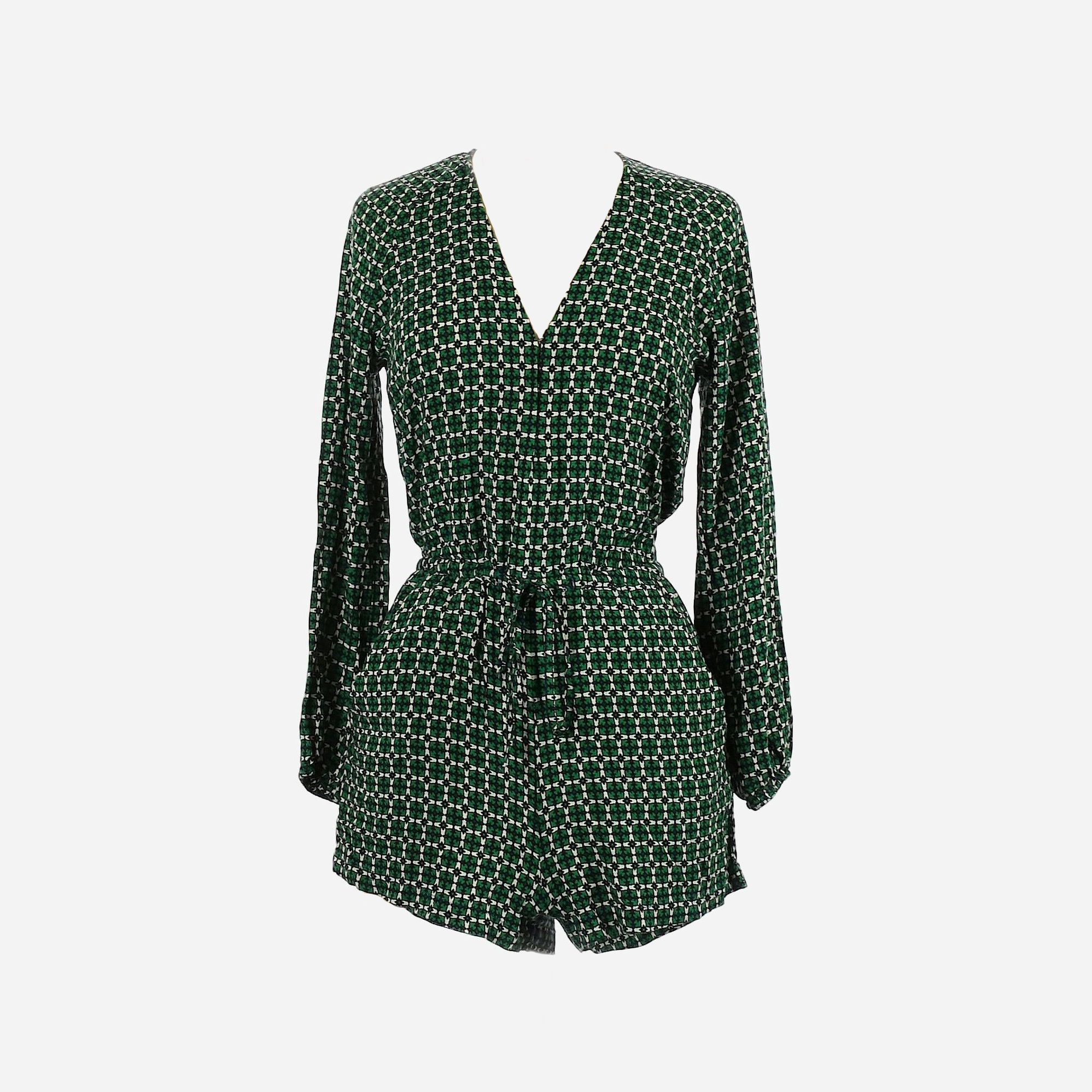 

Комбинезон H&M 0409894-4  Зеленый (СА2000001602485, Комбинезон H&M 0409894-4 40 Зеленый (СА2000001602485)