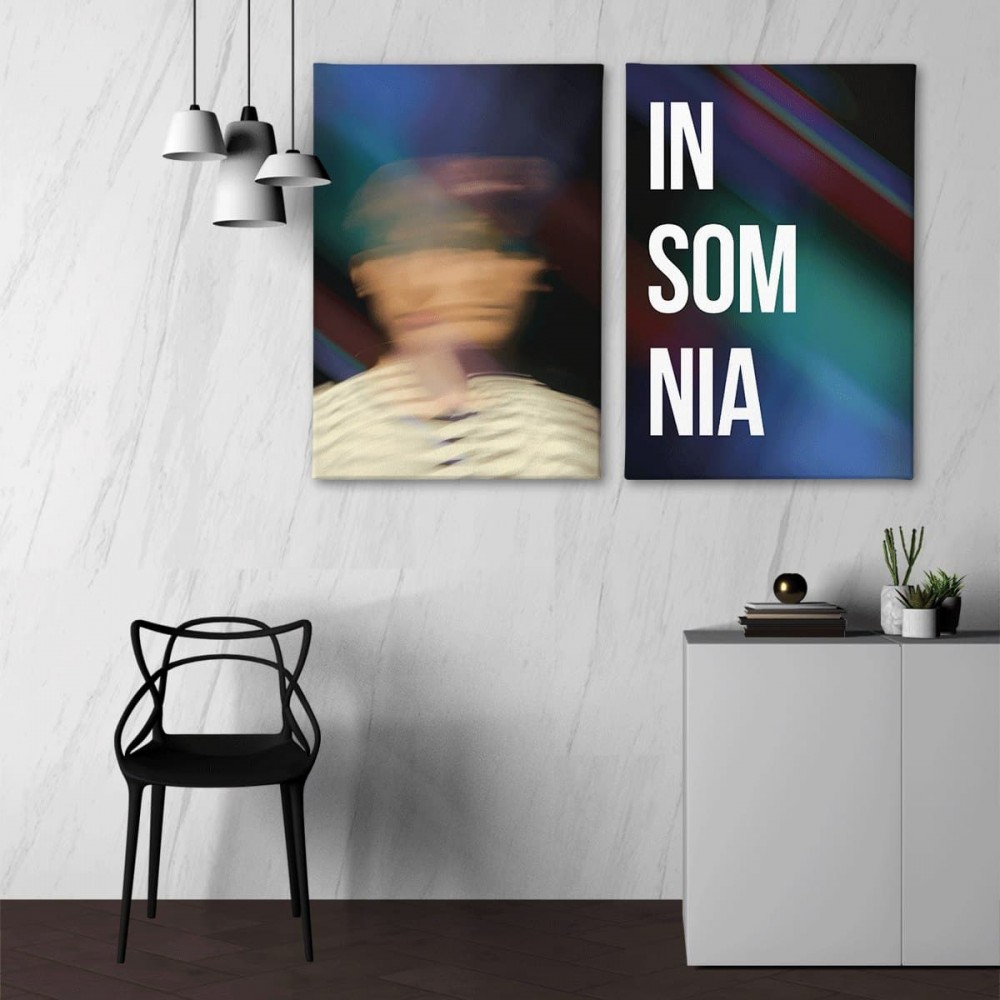 

Модульная картина из двух частей Insomnia 123x80 см