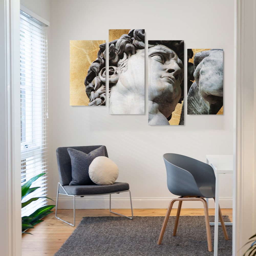 

Модульная картина из четырех частей David 129x90 см