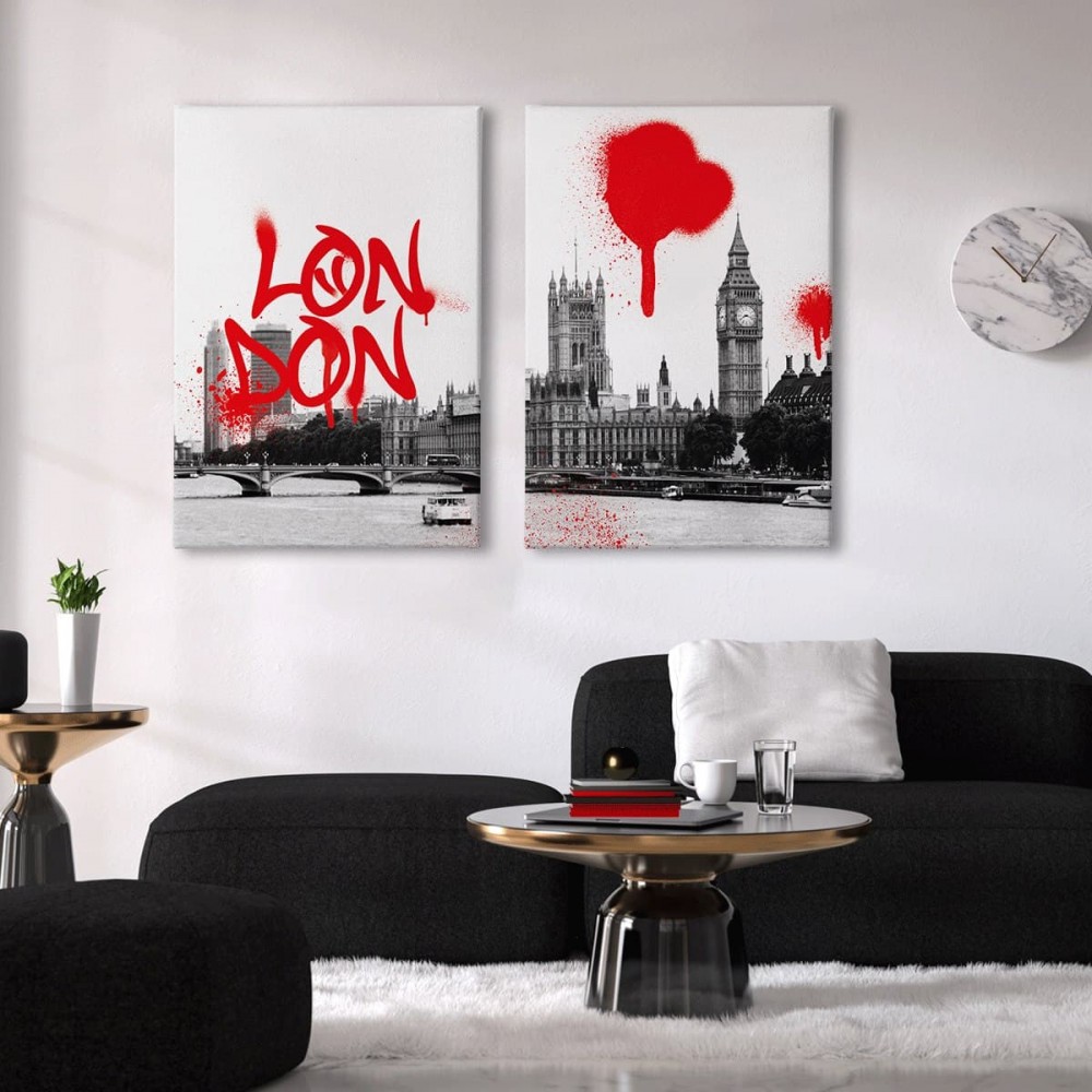 

Модульная картина из двух частей LonDon 123x80 см