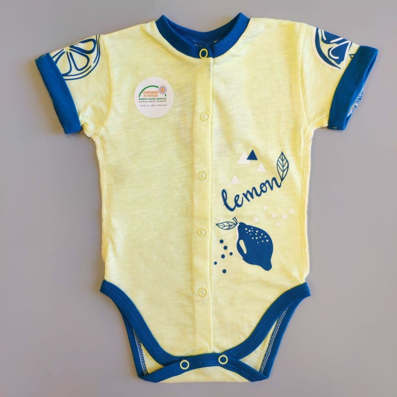 

Боди с коротким рукавом Veres Lemon Doggy 102-1.76.56 56см Лимонный