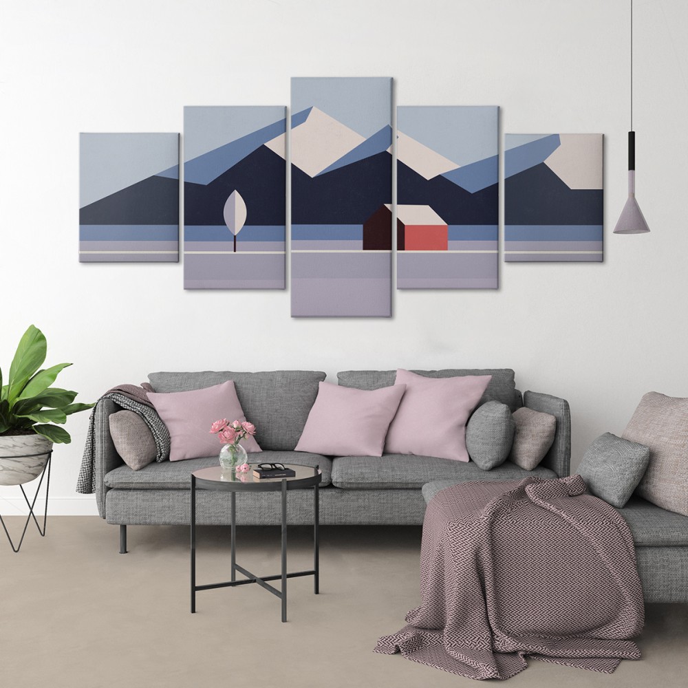

Модульная картина из пяти частей Аляска 162x80 см